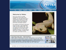 Tablet Screenshot of pettex.co.uk